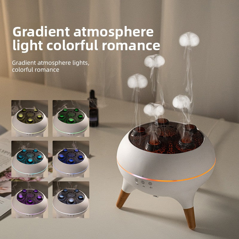 Jellyfish Mist Humidifier | Stress Relief, Smoke Rings & Aromatherapy Diffuser